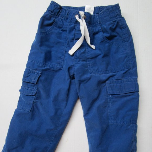 Gymboree 18M 24M Lined blue pull-on elastic waist pants - Picture 1 of 3